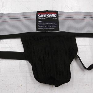 New Classic Safetgard Jockstrap Black Large